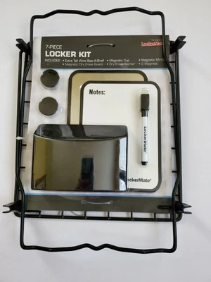 £22.07 • Buy LockerMate 7 Piece Locker Kit With 12  Stac-A-Shelf Black New