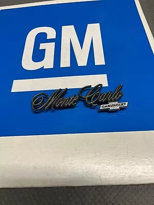 Chevy Monte Carlo Emblem Trunk Emblem GM Vintage 70-72 GM 9875087 • $25