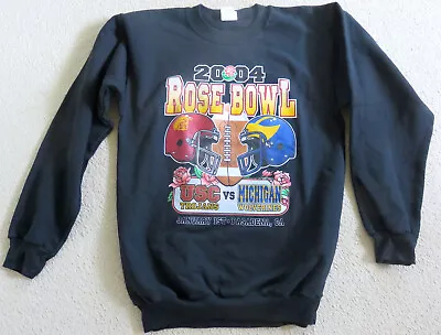 Vintage 2004 Rose Bowl Sweat Shirt-michigan/usc • $24.99