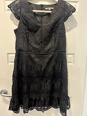 Review Black Size  16 Dress • $40
