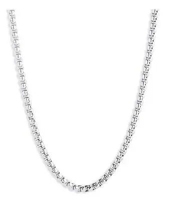 Harley-Davidson Men's 22 In. Box Chain Necklace - Stainless Steel Silver Finish • $79.95