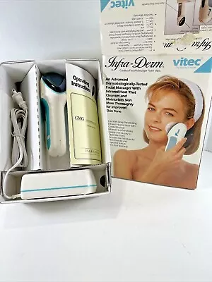 VTG NOS In BOX Vitec FACE Massager W Infrared Heat That Cleanses • $37.97