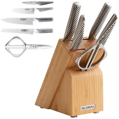 100% Genuine! GLOBAL Takashi 6 Piece Knife Block Set! Made In Japan! RRP $899.00 • $439