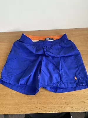 Polo Ralph Lauren Men’s Swimming Shorts-Size Medium- Blue . • £17