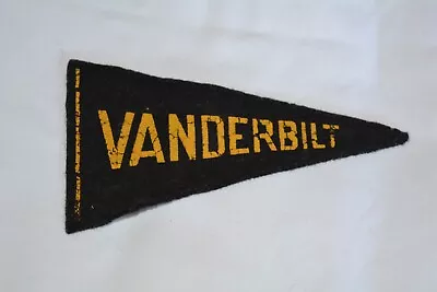 VTG Felt Mini Pennant NCAA Vanderbilt Commodores 4 1/2  1936-1938 • $38