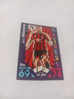 Trading Card Signed Jack Wilshere AFC Bournemouth NEW  • £6.15