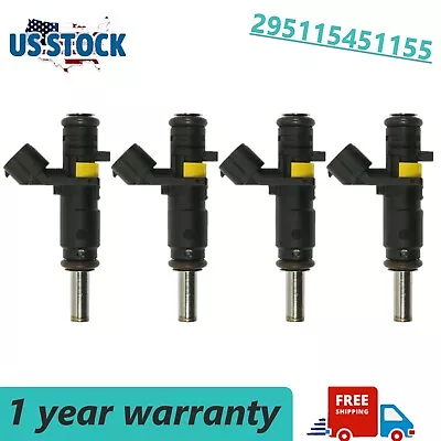 Set Of 4 Fuel Injectors For Peugeot 207 CC  Mini R55-R61 Cooper 1.6L 13537528176 • $49.39