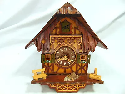 Vintage Made In Germany Regula Black Forest Cuckoo Clock *UNTESTED/PARTS/REPAIR* • $49.99