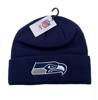 Seattle Seahawks Beanie Blue Hat Mvp Authentic Nfl Football Team Knit Cap New • $19.99