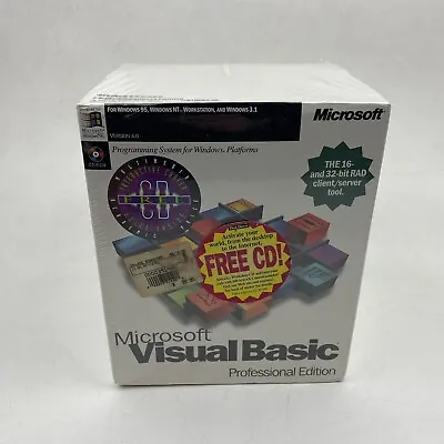 NEW Microsoft Visual Basic 4.0 Professional Upgrade Version Windows (Sealed) • $100