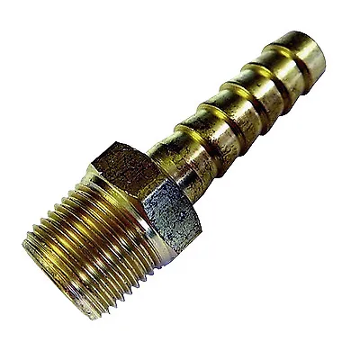 BSP Taper Thread X Hose Tail End Connector - Brass Fitting For Air Water & Fuel • £67.09