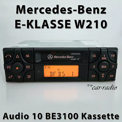 Genuine Mercedes W210 Radio Audio 10 BE3100 Becker Cassette Radio S210 E-Class • $214.92