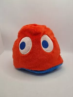 Pac-Man Reversible Ghost Plush Toy Red & Blue 7  Bandai Namco Collectable VGC • £13.99