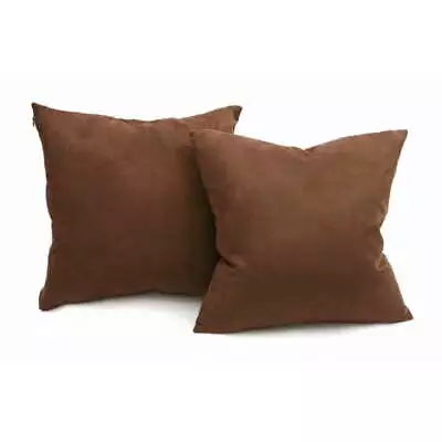 Deluxe Comfort Luxury Feather Solid Color Decorative Throw Pillow 16 X16  2 Pack • $37.19