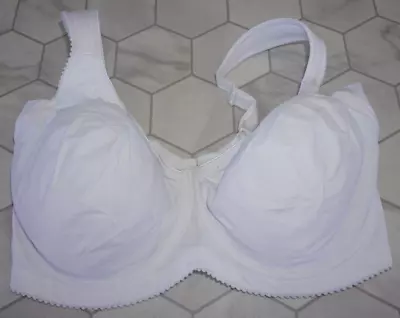 Miss Mary Of Sweden Stay Fresh 2034 White Wired T-Shirt Bra 38F(E) • $39