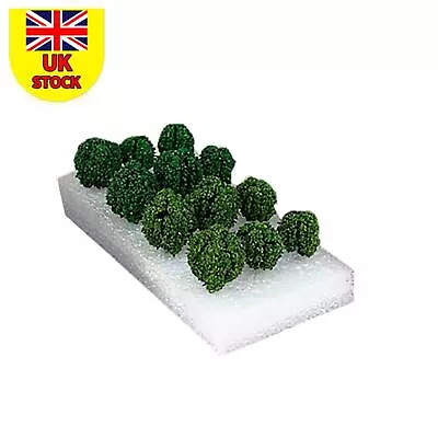 12Pack Simulation Bush Tree Scene Model For 1:35/1:48/1:72/1:87 Scenery Scale D • £9.46