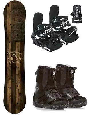 Symbolic Freedom Snowboard+Bindings+Boots Men Women Complete Package +burton STK • $299.99