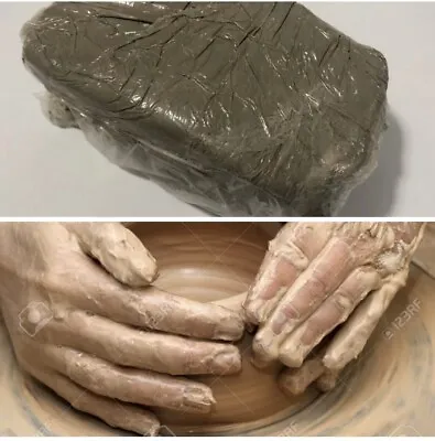 Modeling Sculpting Clay Craft Ceramic Biodegradable Plastilina Air Dry Natural • $22