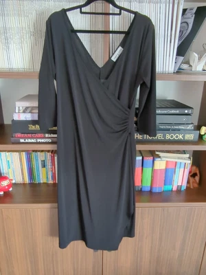$15 • Buy Cooper St Black Stretch Dress Size 14