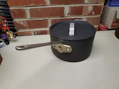 Commercial Aluminum Cookware Pot Pre-Calphalon 3.5qt 8703 1/2 Toledo OH Vintage • $29.97