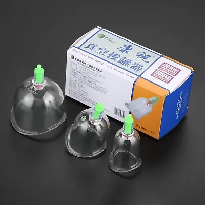 $8.69 • Buy Curved Vacuum Cups Cupping Physical Therapy For Joints Arthritis Massage Set 关节罐