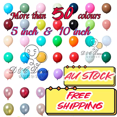 10x Balloons 12cm/25cm Latex Pearl  Balloon Party Decoration Wedding Birthday • $2.20