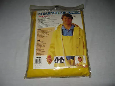 Stearns Rainmaster Series Industrial Rainsuit W Jacket & Overall Pants Sz S NEW • $29.95