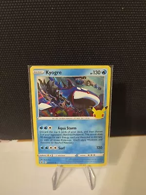 KYOGRE 003/025 HOLO RARE Pokemon TCG Celebrations 25th Anniversary  • $1.20