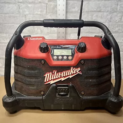 Milwaukee Job Site Radio Powered By Rockford Fosgate 49-24-0200 A-x READ • $39.99