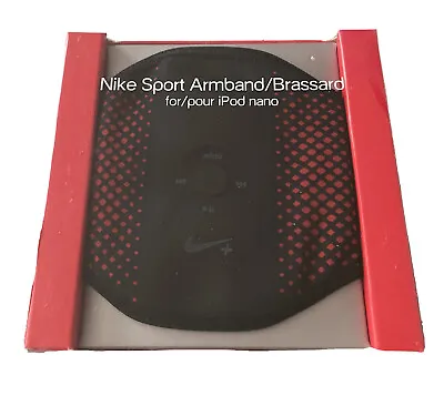 NIB Nike Sport Armband Brassard For IPod Nano Black Adult Unisex (H) • $5