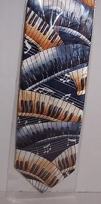 £11.49 • Buy Piano Keyboard Design Tie