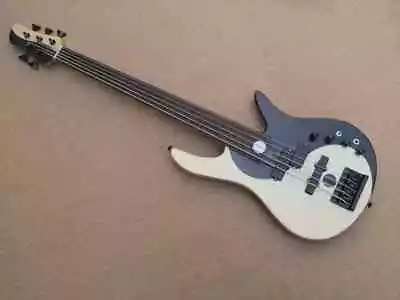 Hot Sale 5 Strings ASH Body Electric Bass Guitar With Fretless Black Hardware • $336