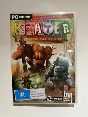 Krater Shadows Over Solside For PC + CD Soundtrack Fat Box - Steam Code Unused • $9.50