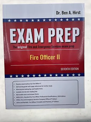 Exam Prep Fire Officer II (Seventh Edition NFPA 1021) New • $49.99