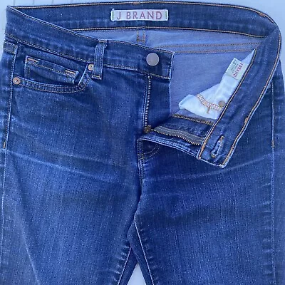 J Brand Mid Rise Blue Capri Size 27x23.5 Skinny Leg Med Wash Denim • $21.48