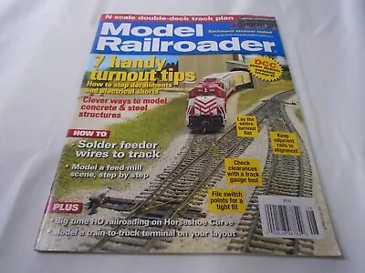 Model Railroader Magazine August 2010 (7 Handy Turnout Tips) • $4.50