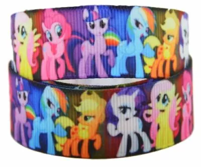 My Little Pony Cartoon Characters 1  Wide Repeat Ribbon Sold In Yard Lots • $7.99