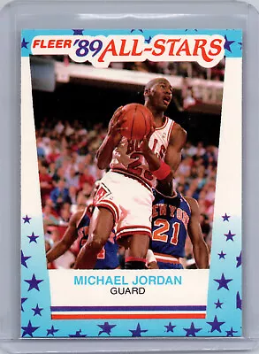 1989-90 Fleer '89 All Stars Stickers #3 Michael Jordan • $7.49