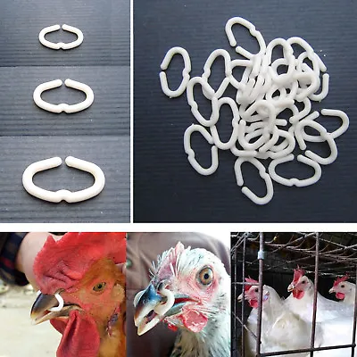 10/50x Chicken Beak Clasp Cock Fasan Mouth Snap Ring Replace Blinders Spectacles • $4.39