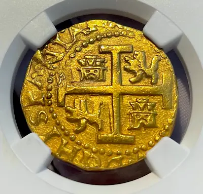 1715 Fleet Shipwreck 1711 8 Escudos Ngc 63 Pirate Gold Coins Treasure Cob • $37900