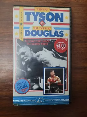 Mike Tyson V Buster Douglas 1990 Vhs - Heavyweight Boxing Fight • £10
