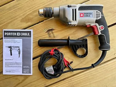 Porter Cable Pce141  Electric 7 Amp 1/2  Heavy Duty Hammer Drill  • $19.99