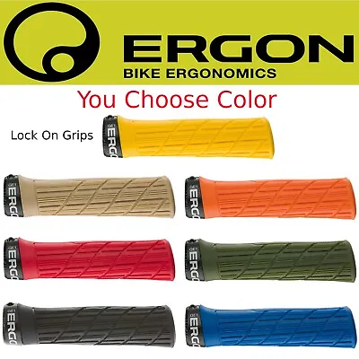 Ergon GE1 Evo Gel Grips Lock-on Euro MTB Enduro Hybrid Bike Assorted Colors • $29.92