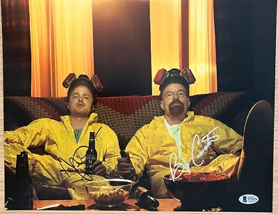 Bryan Cranston & Aaron Paul Signed Breaking Bad 11x14 Photo Bas Beckett • $2499.99