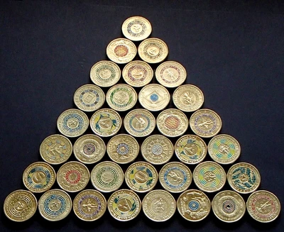 $102.50 • Buy 36 X Australian Low Mintage Coloured $2 Dollar Coins - 01