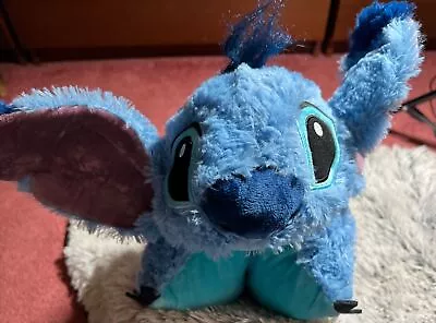 Stitch Pillow Pets Disney Lilo & Stitch Stuffed Animal Plush Toy Blue 13”x13”x8” • $26.99