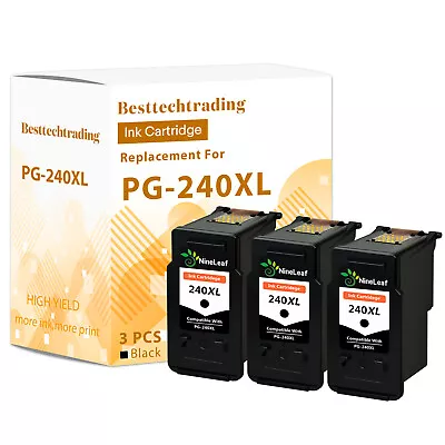 3PK PG-240XL Ink Cartridge Replacement FOR Canon Pixma MG3522 MG3120 MX392 MX512 • $53.98