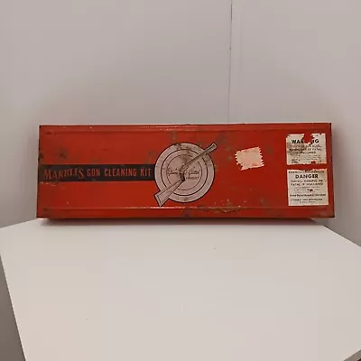 Marble’s Vintage Gun Cleaning Kit Box As Found With Dirt And All As Shown Used. • $23