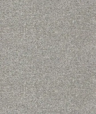 Abraham Moon Melton Earth Platinum Grey 100% Wool Fabric FR Treated 2m X 137cm • £60