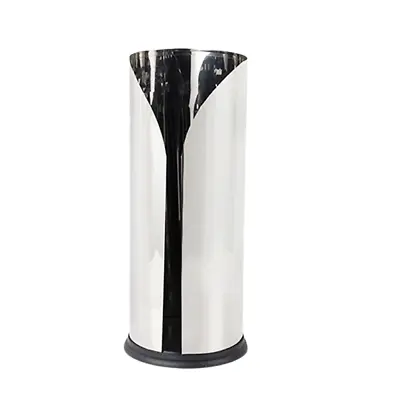 $19.99 • Buy Stainless Steel Spare Toilet Roll Holder Bathroom Dispenser Storage Holder 35cm